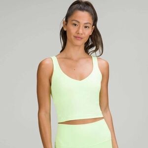 Lululemon Align Tank Nulu Cropped Length Size 6 A/B Cup Faded Zap  06059 (NWT)